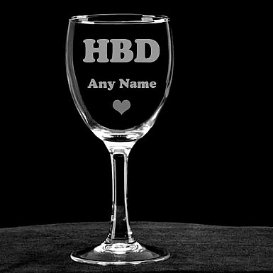 Personalised Birthday Glass