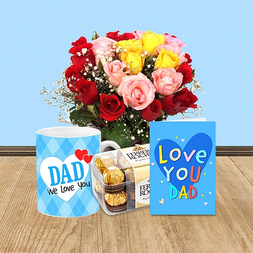 Traditional Love Dad Gift Combo
